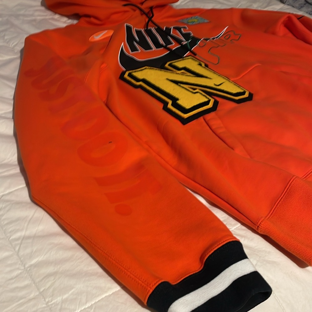NIKE NSW Element Heavyweight Hoodie - Orange - Picture 4 of 7